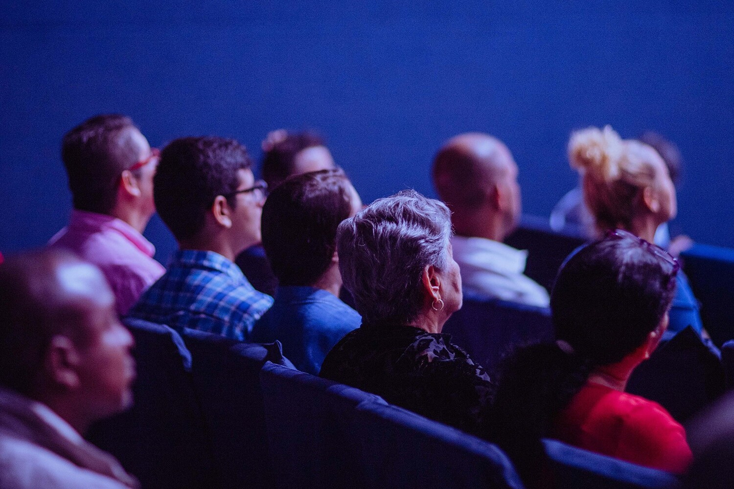 people sitting at a conference